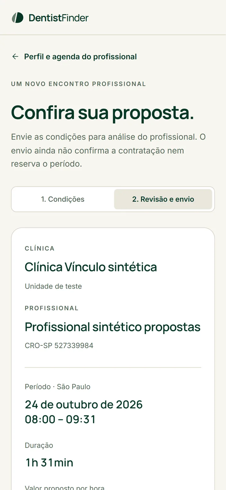 Proposal review before sending it to the professional